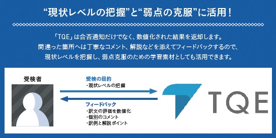 受検科目は医学・薬学や特許など15分野・19科目あり、英語だけでなく多言語（韓国語、中国語（簡体／繁体字）、フランス語、ドイツ語、スペイン語、ロシア語）で受検できる。